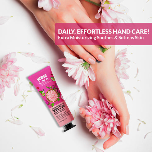 Hand Cream Rose & Avocado - 1.05 oz | WBM CARE
